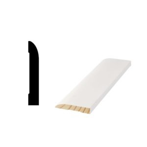 Primed Finger-Jointed Base Molding WM713 5/8 in. x 3-1/4 in. 10 PC OF 16FT